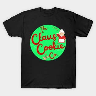 The Claus Cookie Company Baking Christmas Cookies T-Shirt